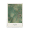 Map of Seiling, Oklahoma, 12 x 18 inch unframed archival matte print