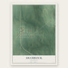 Shamrock, Oklahoma map print, the full design