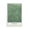 Map of Springer, Oklahoma, 12 x 18 inch unframed archival matte print