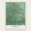 Wauhillau, Oklahoma map print, the full design