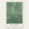 White Water, Oklahoma map print, the full design