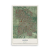 Map of Aloha, Oregon, 12 x 18 inch unframed archival matte print