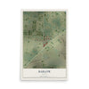 Map of Barlow, Oregon, 12 x 18 inch unframed archival matte print