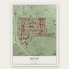 Boise, Oregon map print, the full design