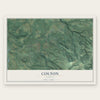 Colton, Oregon map print, the full design