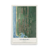 Map of Gearhart, Oregon, 12 x 18 inch unframed archival matte print