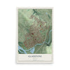 Map of Gladstone, Oregon, 12 x 18 inch unframed archival matte print