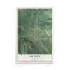 Map of Granite, Oregon, 12 x 18 inch unframed archival matte print