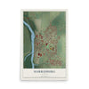 Map of Harrisburg, Oregon, 12 x 18 inch unframed archival matte print