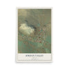 Map of Jordan Valley, Oregon, 12 x 18 inch unframed archival matte print