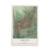 Map of King City, Oregon, 12 x 18 inch unframed archival matte print