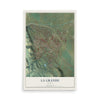 Map of La Grande, Oregon, 12 x 18 inch unframed archival matte print