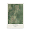 Map of La Pine, Oregon, 12 x 18 inch unframed archival matte print