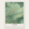 Lacomb, Oregon map print, the full design
