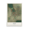 Map of Malin, Oregon, 12 x 18 inch unframed archival matte print
