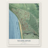 Neahkahnie, Oregon map print, the full design