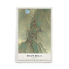 Map of Pilot Rock, Oregon, 12 x 18 inch unframed archival matte print