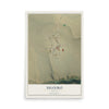 Map of Shaniko, Oregon, 12 x 18 inch unframed archival matte print