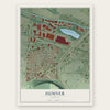 Sumner, Oregon map print, the full design