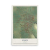 Map of Union, Oregon, 12 x 18 inch unframed archival matte print