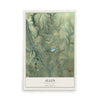 Map of Allen, Pennsylvania, 12 x 18 inch unframed archival matte print
