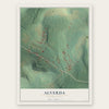 Alverda, Pennsylvania map print, the full design