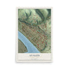 Map of Avalon, Pennsylvania, 12 x 18 inch unframed archival matte print