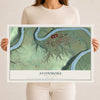 Map of Avonmore, Pennsylvania, 12 x 18 inch unframed archival matte print