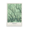 Map of Barnett, Forest County, Pennsylvania, 12 x 18 inch unframed archival matte print