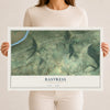 Map of Bastress, Pennsylvania, 12 x 18 inch unframed archival matte print