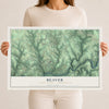 Map of Beaver, Clarion County, Pennsylvania, 12 x 18 inch unframed archival matte print