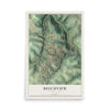 Map of Beechview, Pennsylvania, 12 x 18 inch unframed archival matte print