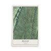 Map of Belfast, Pennsylvania, 12 x 18 inch unframed archival matte print