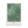 Map of Bell, Clearfield County, Pennsylvania, 12 x 18 inch unframed archival matte print