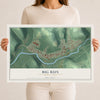 Map of Big Run, Pennsylvania, 12 x 18 inch unframed archival matte print