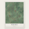 Blue Bell, Pennsylvania map print, the full design