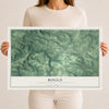 Map of Boggs, Clearfield County, Pennsylvania, 12 x 18 inch unframed archival matte print