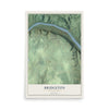 Map of Bridgeton, Pennsylvania, 12 x 18 inch unframed archival matte print