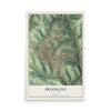 Map of Brookline, Pennsylvania, 12 x 18 inch unframed archival matte print