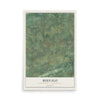Map of Buffalo, Union County, Pennsylvania, 12 x 18 inch unframed archival matte print