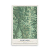 Map of Burnside, Clearfield County, Pennsylvania, 12 x 18 inch unframed archival matte print