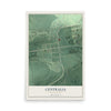 Map of Centralia, Pennsylvania, 12 x 18 inch unframed archival matte print