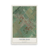Map of Centre Hall, Pennsylvania, 12 x 18 inch unframed archival matte print