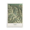 Map of Ceres, Pennsylvania, 12 x 18 inch unframed archival matte print