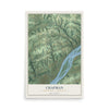 Map of Chapman, Snyder County, Pennsylvania, 12 x 18 inch unframed archival matte print