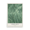 Map of Cherry Grove, Pennsylvania, 12 x 18 inch unframed archival matte print