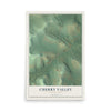 Map of Cherry Valley, Pennsylvania, 12 x 18 inch unframed archival matte print