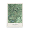 Map of Cherryhill, Pennsylvania, 12 x 18 inch unframed archival matte print