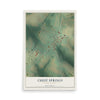 Map of Chest Springs, Pennsylvania, 12 x 18 inch unframed archival matte print