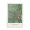 Map of Collegeville, Pennsylvania, 12 x 18 inch unframed archival matte print